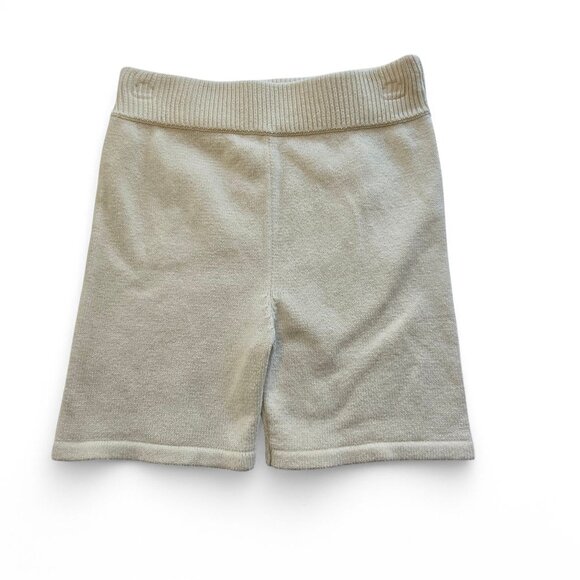 Avy & Co. Womens High-Rise Knit Cotton Shorts Elastic Waist Oversized Fit One Si - Picture 4 of 5